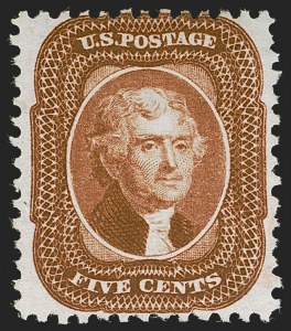 Sale 1247, Lot 91, 1875 Reprint of 1857-60 Issue (Scott 40-47)