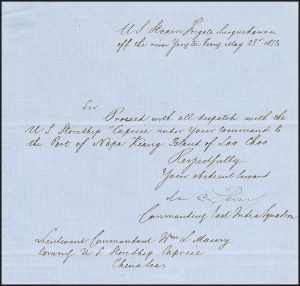 Sale 1248, Lot 2065, Pre-Consulate Mail in Japan