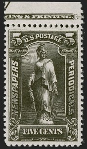 Sale 1249, Lot 126, 1895 Unwatermarked Bureau Issue (Scott PR102-PRR113)