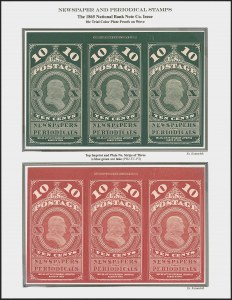 Sale 1249, Lot 4, 1865 National Bank Note Co. Proofs