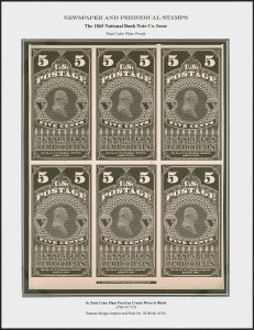 Sale 1249, Lot 5, 1865 National Bank Note Co. Proofs