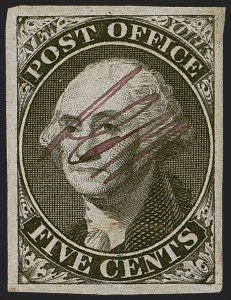 Sale 1251, Lot 1002, Free Frank, New York Postmaster's Provisional