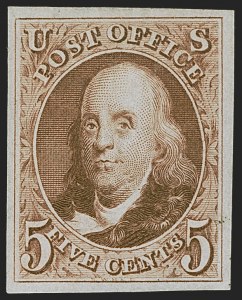 Sale 1251, Lot 1017, 1847 Issue and Reproduction (Scott 1-4)