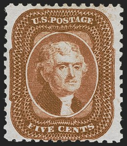 Sale 1251, Lot 1041, 1875 Reprint of 1857-60 Issue (Scott 40-45)