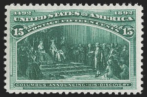 Sale 1251, Lot 1141, 1893 Columbian Issue (Scott 230-245)