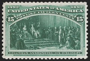 Sale 1251, Lot 1142, 1893 Columbian Issue (Scott 230-245)