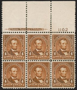 Sale 1251, Lot 1211, 1897-1903 Change of Colors (Scott 279-284)