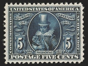 Sale 1251, Lot 1277, 1907 Jamestown Issue (Scott 328-330)