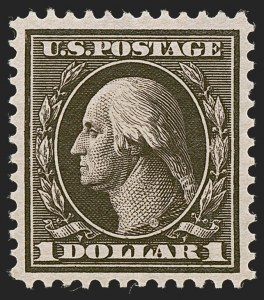 Sale 1251, Lot 1287, 1908-10 Washington-Franklin Issues (Scott 331-356)