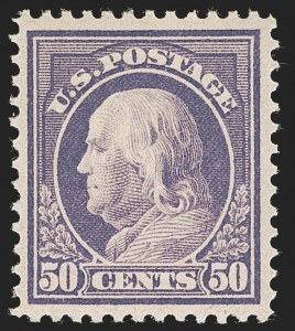 Sale 1251, Lot 1367, 1912-14 Washington-Franklin Issue (Scott 405-423)