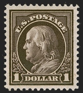 Sale 1251, Lot 1369, 1912-14 Washington-Franklin Issue (Scott 405-423)