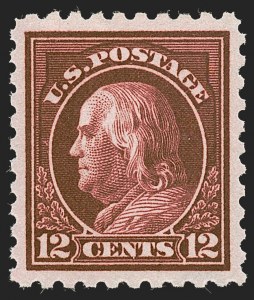 Sale 1251, Lot 1373, 1913-15 Washington-Franklin Issues (Scott 424-461)