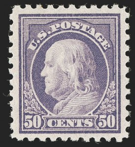 Sale 1251, Lot 1377, 1913-15 Washington-Franklin Issues (Scott 424-461)