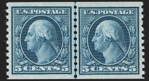 Sale 1251, Lot 1406, 1913-15 Washington-Franklin Issues (Scott 424-461)