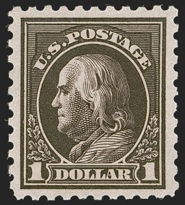 Sale 1251, Lot 1411, 1913-15 Washington-Franklin Issues (Scott 424-461)