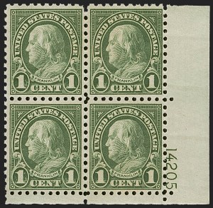 Sale 1251, Lot 1519, 1923-29 Issues (Scott 575-606a)