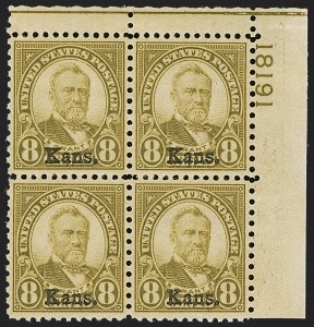 Sale 1251, Lot 1561, Kans.-Nebr. Overprints (Scott 658-679)