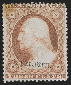 Sale 1254, Lot 505, The Mulholland Collection of Specimens - 1847 thru 1867 Issues