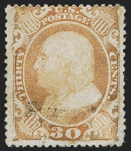 Sale 1254, Lot 508, The Mulholland Collection of Specimens - 1847 thru 1867 Issues