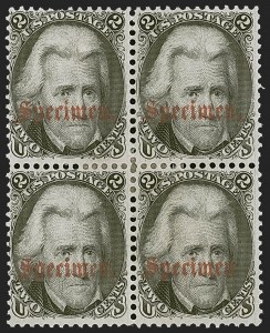 Sale 1254, Lot 526, The Mulholland Collection of Specimens - 1847 thru 1867 Issues