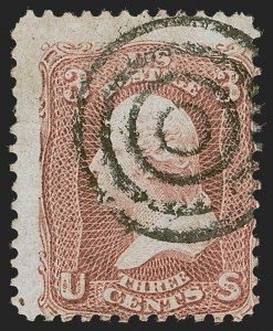 Sale 1254, Lot 614, The Jan Hofmeyr Collection of 3c 1861-68 - Proofs, Off-Cover, 3c Rose, Printed on Both Sides (65e) Sale 1254, Lot 614, The Jan Hofmeyr Collection of 3c 1861-68 - Proofs, Off-Cover