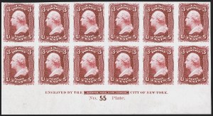 Sale 1254, Lot 616, The Jan Hofmeyr Collection of 3c 1861-68 - Proofs, Off-Cover