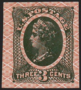 Sale 1254, Lot 621, The Jan Hofmeyr Collection of 3c 1861-68 - Proofs, Off-Cover