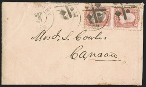 Sale 1254, Lot 632, The Jan Hofmeyr Collection of 3c 1861-68 - On-Cover