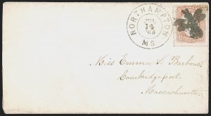 Sale 1254, Lot 633, The Jan Hofmeyr Collection of 3c 1861-68 - On-Cover