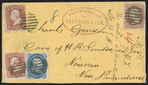 Sale 1254, Lot 638, The Jan Hofmeyr Collection of 3c 1861-68 - On-Cover