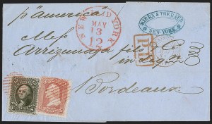 Sale 1254, Lot 645, The Jan Hofmeyr Collection of 3c 1861-68 - On-Cover