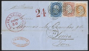Sale 1254, Lot 647, The Jan Hofmeyr Collection of 3c 1861-68 - On-Cover
