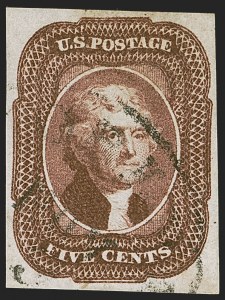 Sale 1254, Lot 727, 1851-57 Issues and Reprint