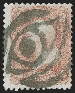 Sale 1254, Lot 744, 1861-68 Issues and 1861 Re-Issue