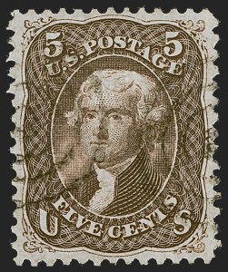 Sale 1254, Lot 763, 1861-68 Issues and 1861 Re-Issue