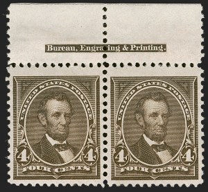 Sale 1254, Lot 849, 1894-98 Bureau Issue