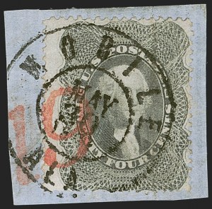 Sale 1255, Lot 1170, Confederate States: Postmasters' Provisionals