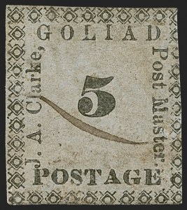 Sale 1255, Lot 1175, Confederate States: Postmasters' Provisionals