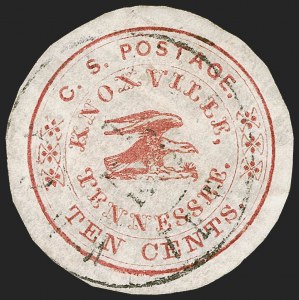 Sale 1255, Lot 1176, Confederate States: Postmasters' Provisionals