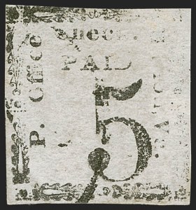 Sale 1255, Lot 1179, Confederate States: Postmasters' Provisionals