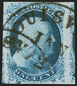 Sale 1255, Lot 141, 1c 1851 Issue (Scott 5-9)