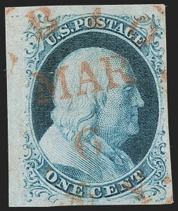 Sale 1255, Lot 143, 1c 1851 Issue (Scott 5-9)