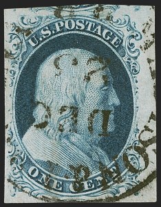 Sale 1255, Lot 166, 1c 1851 Issue (Scott 5-9)