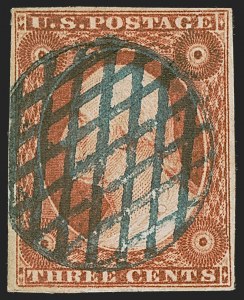 Sale 1255, Lot 182, 3c 1851 Issue: Orange Brown Shades (Scott 10-10A)