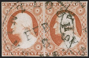 Sale 1255, Lot 190, 3c 1851 Issue: Shades (Scott 11-11A)