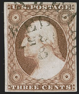 Sale 1255, Lot 192, 3c 1851 Issue: Shades (Scott 11-11A)