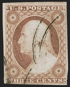 Sale 1255, Lot 193, 3c 1851 Issue: Shades (Scott 11-11A)
