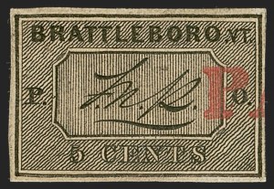 Sale 1255, Lot 2, Postmasters' Provisionals (Scott 3X3-11X8)