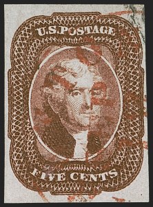 Sale 1255, Lot 222, 5c 1856 Isssue (Scott 12)