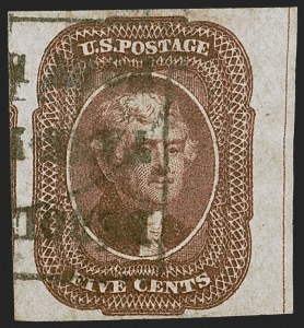 Sale 1255, Lot 227, 5c 1856 Isssue (Scott 12)